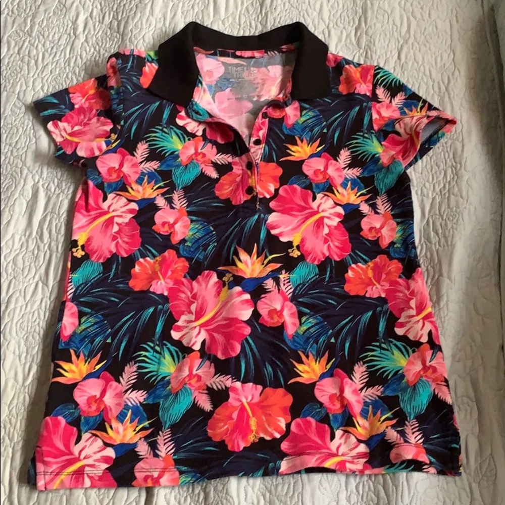 3 for $25 ❤️Tropical look polo shirt